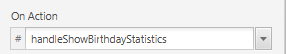 Show Statistics On Action